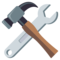 Hammer and Wrench emoji on Emojione